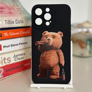 Black Teddy Bear Phone Case